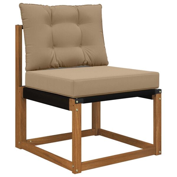 vidaXL Vank&uacute;&scaron; na vonkaj&scaron;iu pohovku 2 pcs Sivohned&aacute; Polyester