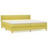 vidaXL Boxspring posteľ s matracom zelen&aacute; 200x200 cm l&aacute;tka
