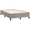 vidaXL Boxspring posteľ s matracom bledosiv&aacute; 120x190 cm zamat