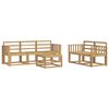 vidaXL Z&aacute;hradn&aacute; s&uacute;prava gaučov 6 pcs Biela 59 x 59 x 37 cm