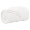 vidaXL Prikr&yacute;vky na hodenie 6 pcs Biela 130 x 150 cm Fl&iacute;s