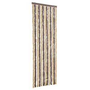 vidaXL Z&aacute;ves proti hmyzu tmavohned&yacute; a b&eacute;žov&yacute; 56x185 cm ženilka