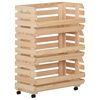 vidaXL Voz&iacute;k na zeleninu 57x30x80 cm mas&iacute;vne borovicov&eacute; drevo