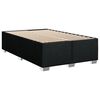vidaXL Boxspring posteľ s matracom čierna 120x190 cm l&aacute;tka