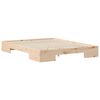 vidaXL Posteľov&yacute; r&aacute;m s &uacute;ložiskom Hned&aacute; 160 x 200 cm Borovicov&yacute; mas&iacute;v