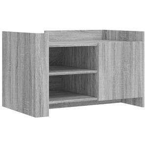 vidaXL Konferenčn&yacute; stol&iacute;k siv&yacute; sonoma 80x50x50 cm kompozitn&eacute; drevo