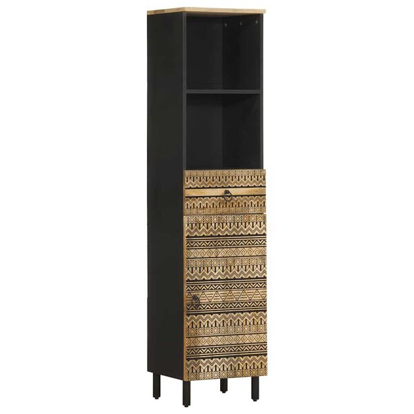 vidaXL 3-dielna s&uacute;prava k&uacute;peľňov&eacute;ho n&aacute;bytku mangovn&iacute;kov&eacute; drevo