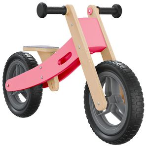 vidaXL Balančn&yacute; bicykel pre deti ružov&yacute;
