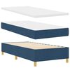 vidaXL Boxspring posteľ s matracom tmavo&scaron;ed&aacute; 90x190 cm Modr&aacute; l&aacute;tka