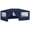 vidaXL Profesion&aacute;lny p&aacute;rty stan+bočn&eacute; steny 4x6 m, modr&yacute; 90 g/m&sup2;