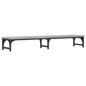 vidaXL Stojan na monitor siv&yacute; sonoma 105x23x15,5 cm kompozitn&eacute; drevo