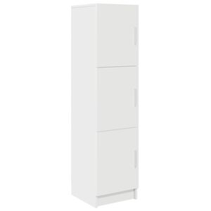 vidaXL Highboard Biela 31.5 x 32 x 122.5 cm