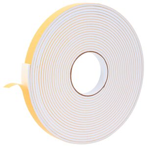 vidaXL Samolepiaca penov&aacute; p&aacute;ska Biela 20mm x 10m CR Pena