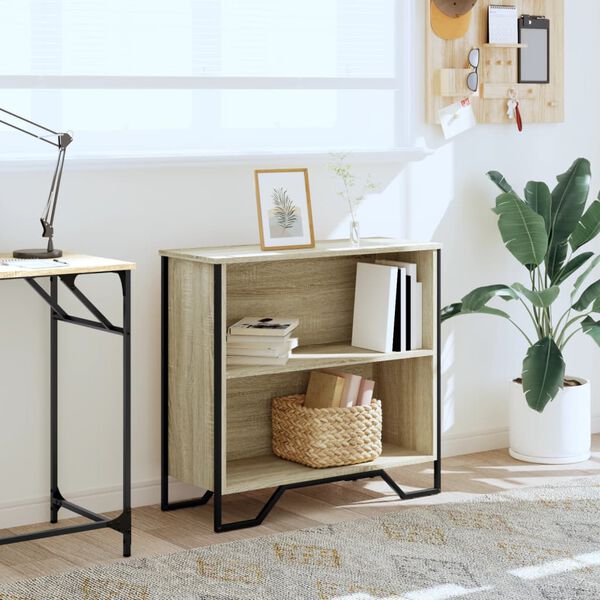 vidaXL Knižnica dub sonoma 80x31x74,5 cm kompozitné drevo