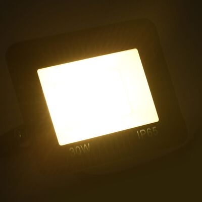 vidaXL LED reflektor 30 W teplé biele svetlo