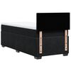 vidaXL Posteľný rám boxspring s matracom čierny 100x200 cm zamat