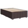 vidaXL Boxspring posteľ s matracom tmavohned&aacute; 120x200 cm l&aacute;tka