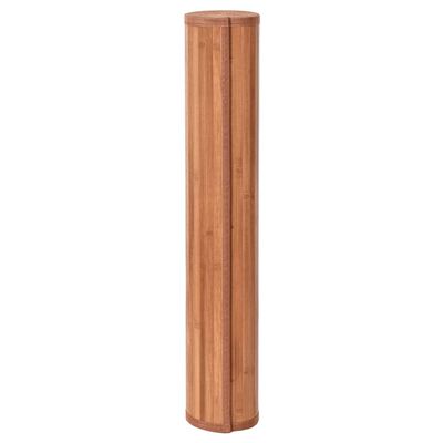 vidaXL Koberec obdĺžnikový hnedý 100x300 cm bambus