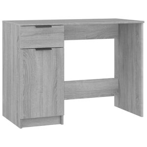 vidaXL St&ocirc;l siv&yacute; dub sonoma 100x50x75 cm spracovan&eacute; drevo