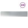 vidaXL Obruby tr&aacute;vnika 30 ks 20x103 cm Oceľ pozink