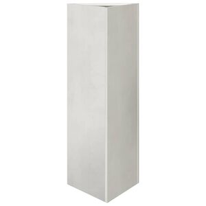 vidaXL Z&aacute;hradn&yacute; kvetin&aacute;č trojuholn&iacute;k 30x26x75 cm nehrdzavej&uacute;ca oceľ