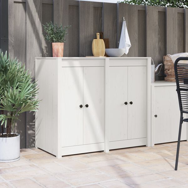 vidaXL Kuchynsk&eacute; dvere MEPPEL 2 pcs Biela 50 x 9 x 82 cm