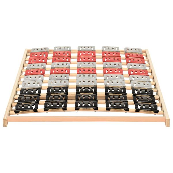 vidaXL Rám postele s 12 lamelami a podperami 120x200 cm