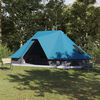 vidaXL Rodinný tipi stan so strechou Modrá 680 x 430 x 270 cm