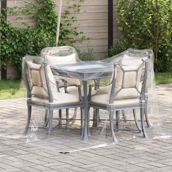 vidaXL Priehľadn&aacute; plachta s očkami 2x2 m PVC