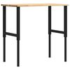 vidaXL pracovn&yacute; st&ocirc;l 100x60x(71,5-98) cm mas&iacute;vny dub