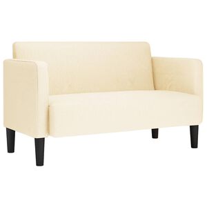 vidaXL Loveseat Pohovka kr&eacute;mov&aacute; 109 cm man&scaron;estrov&aacute; l&aacute;tka