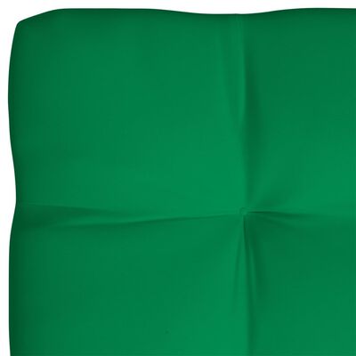vidaXL Podložky na paletovú sedačku 7 ks zelené