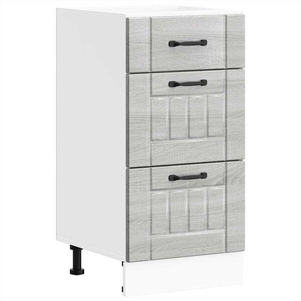 vidaXL Kuchynsk&aacute; spodn&aacute; skrinka Lucca, siv&eacute; sonoma, kompozitn&eacute; drevo