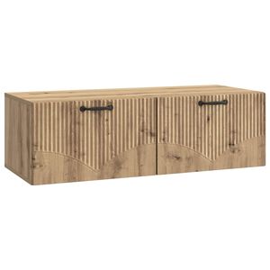 vidaXL N&aacute;stenn&aacute; TV skrinka N&aacute;stenn&yacute; Dub artisan 98 x 41 x 30 cm