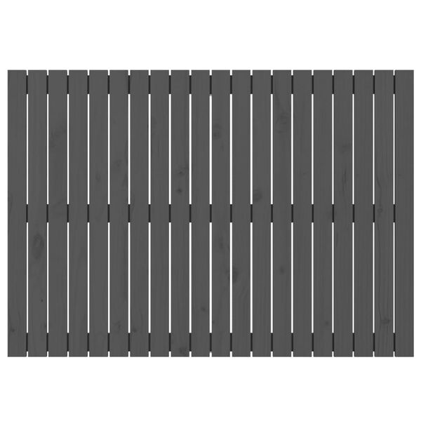 vidaXL N&aacute;stenn&eacute; čelo postele siv&eacute; 127,5x3x90 cm mas&iacute;vna borovica