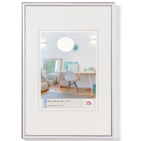 Walther Design R&aacute;m na fotografiu New Lifestyle 70x100 cm strieborn&yacute;