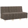 vidaXL Bezr&uacute;čkov&aacute; modul&aacute;rna sofa jednotka 3 ks Tmavo &scaron;ed&aacute;