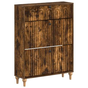 vidaXL Skriňa na top&aacute;nky ALKMAAR 78 x 24 x 103 cm Kompozitn&eacute; drevo