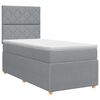 vidaXL Posteľ boxspring s matracom Svetlosiv&aacute; 90 x 190 cm L&aacute;tka