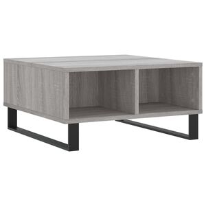 vidaXL Konferenčn&yacute; stol&iacute;k siv&yacute; sonoma 60x60x30 cm kompozitn&eacute; drevo