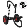 vidaXL SUP voz&iacute;k na surfov&uacute; dosku skladac&iacute; 45 kg hlin&iacute;k