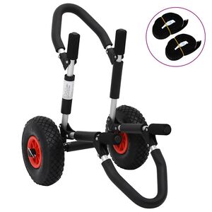 vidaXL SUP voz&iacute;k na surfov&uacute; dosku skladac&iacute; 45 kg hlin&iacute;k