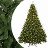 vidaXL Umel&yacute; Skl&aacute;pac&iacute; Vianočn&yacute; Stromček 270 cm 600 LED Tepl&aacute; biela