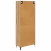 vidaXL Highboard Remeseln&yacute; dub 69,5 x 34 x 180 cm Kompozitn&eacute; drevo