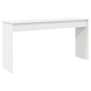 vidaXL Stojan na kl&aacute;vesy Biela 130 x 32 x 64 cm Kompozitn&eacute; drevo
