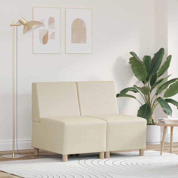 vidaXL Bezr&uacute;čkov&aacute; modul&aacute;rna sofa jednotka 2 pcs Kr&eacute;mov&aacute;