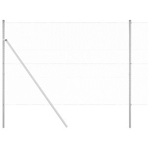 vidaXL Hexagon&aacute;lny plotov&yacute; z&aacute;klad 50 x 1,5 m Pozinkovan&aacute; oceľ