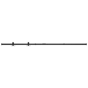 vidaXL Mini kovanie na posuvn&eacute; dvere skrinky, uhl&iacute;kov&aacute; oceľ 200 cm