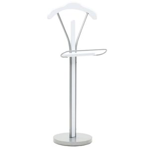 vidaXL Stojan na oblek 45x35x107 cm, biely