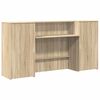 vidaXL Recepčn&yacute; st&ocirc;l dub sonoma 200x50x103,5 cm kompozitn&eacute; drevo